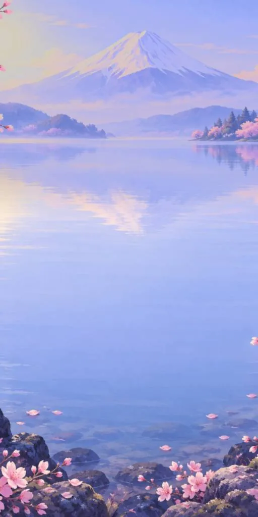 Japanische Landschaft aus dem Spiel